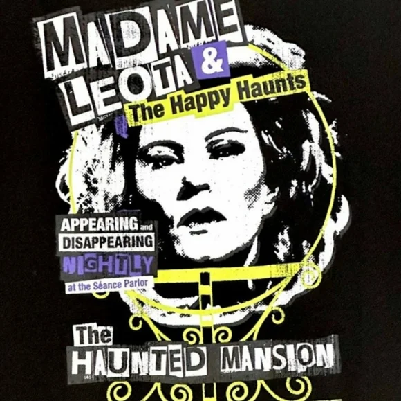 Haunted Mansion Madame Leota Seance Shirt with lace trim ~ Disney Parks - Picture 2 of 6